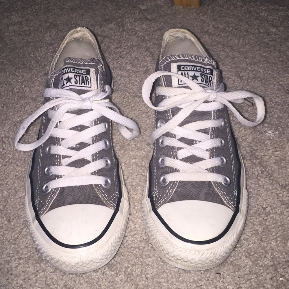 Grey Low Top Converse